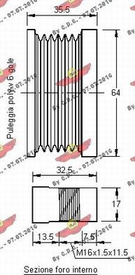 Autokit 03.80523 - Poulie, alternateur cwaw.fr