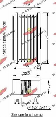 Autokit 03.80641 - Poulie, alternateur cwaw.fr