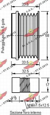 Autokit 03.80642 - Poulie, alternateur cwaw.fr