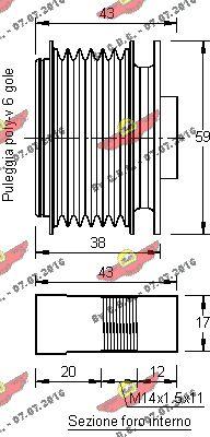 Autokit 03.81493 - Poulie, alternateur cwaw.fr