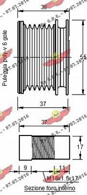 Autokit 03.81441 - Poulie, alternateur cwaw.fr