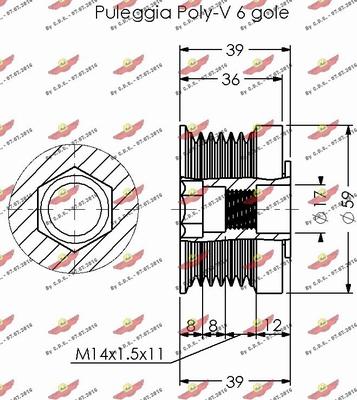 Autokit 03.81622 - Poulie, alternateur cwaw.fr