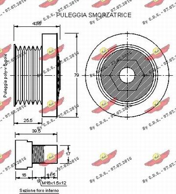 Autokit 03.81004 - Poulie, alternateur cwaw.fr