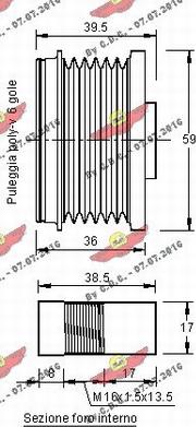 Autokit 03.81189 - Poulie, alternateur cwaw.fr