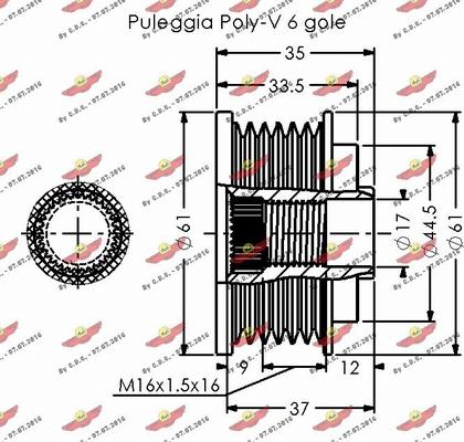 Autokit 03.81853 - Poulie, alternateur cwaw.fr