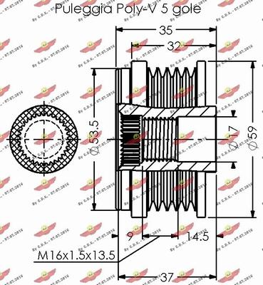 Autokit 03.81886 - Poulie, alternateur cwaw.fr