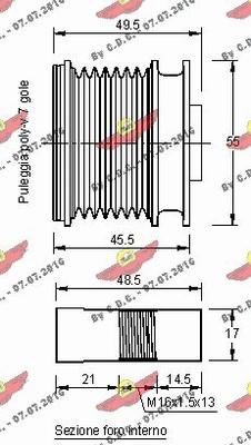 Autokit 03.81393 - Poulie, alternateur cwaw.fr