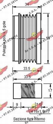 Autokit 03.81247 - Poulie, alternateur cwaw.fr