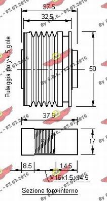 Autokit 03.81229 - Poulie, alternateur cwaw.fr