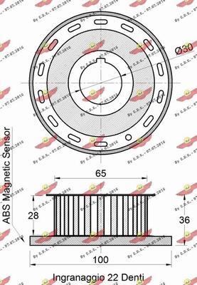 Autokit 03.82049 - Roue dentée, vilebrequin cwaw.fr