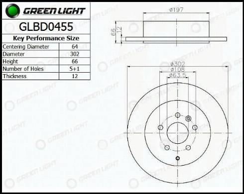 AutomotiveAdriado GLBD0455 - Disque de frein cwaw.fr