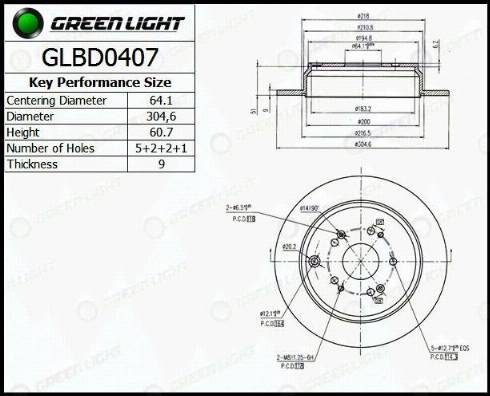 AutomotiveAdriado GLBD0407 - Disque de frein cwaw.fr