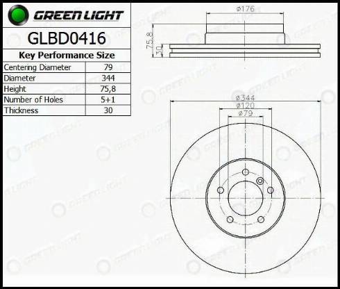 AutomotiveAdriado GLBD0416 - Disque de frein cwaw.fr