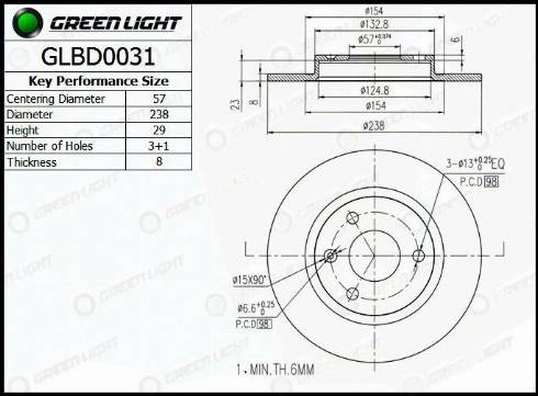 AutomotiveAdriado GLBD0031 - Disque de frein cwaw.fr