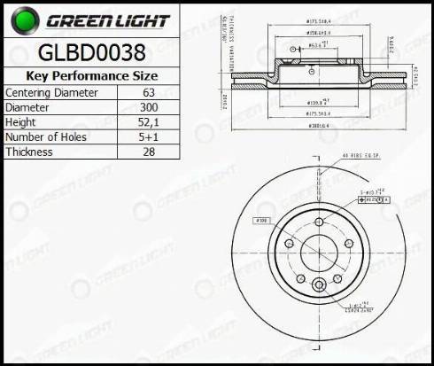 AutomotiveAdriado GLBD0038 - Disque de frein cwaw.fr