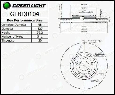 AutomotiveAdriado GLBD0104 - Disque de frein cwaw.fr