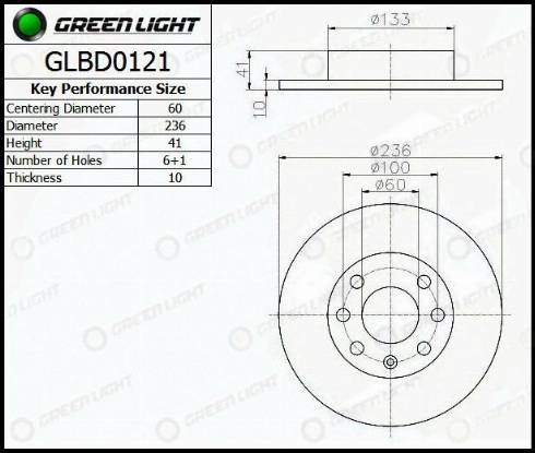 AutomotiveAdriado GLBD0121 - Disque de frein cwaw.fr