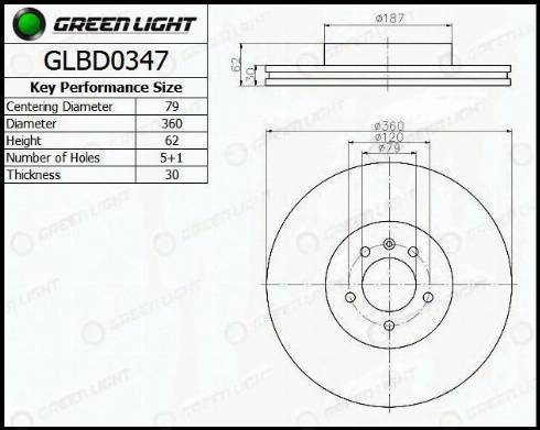 AutomotiveAdriado GLBD0347 - Disque de frein cwaw.fr