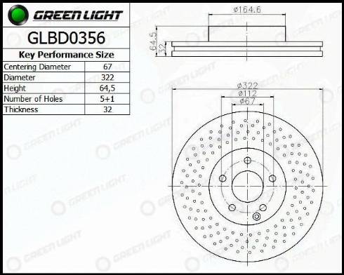 AutomotiveAdriado GLBD0356 - Disque de frein cwaw.fr