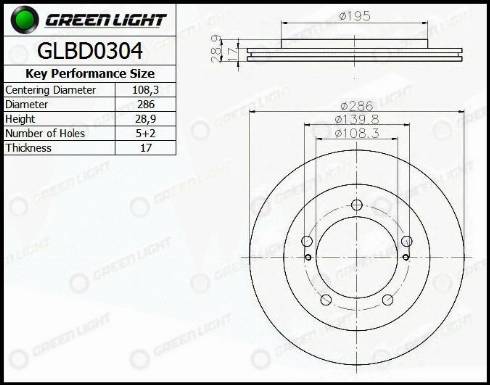 AutomotiveAdriado GLBD0304 - Disque de frein cwaw.fr