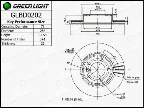 AutomotiveAdriado GLBD0202 - Disque de frein cwaw.fr