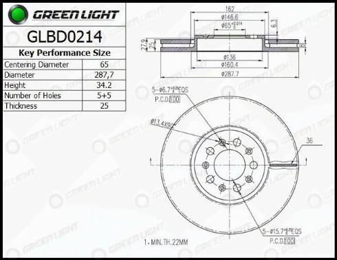 AutomotiveAdriado GLBD0214 - Disque de frein cwaw.fr