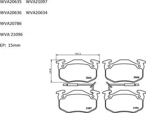 Automotor France ABP9973 - Kit de plaquettes de frein, frein à disque cwaw.fr