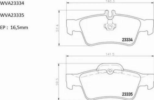 Automotor France ABP4318 - Kit de plaquettes de frein, frein à disque cwaw.fr