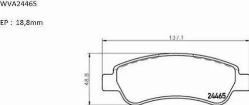 Automotor France ABP5469 - Kit de plaquettes de frein, frein à disque cwaw.fr