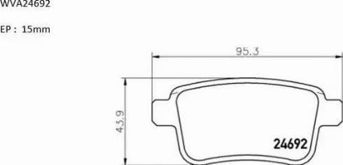 Automotor France ABP1334 - Kit de plaquettes de frein, frein à disque cwaw.fr