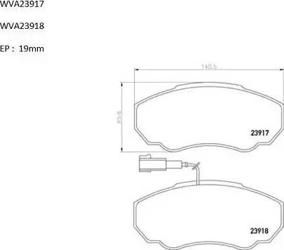 Automotor France ABP8061 - Kit de plaquettes de frein, frein à disque cwaw.fr