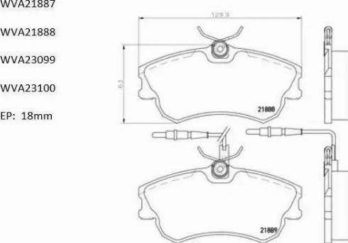 Automotor France ABP8037 - Kit de plaquettes de frein, frein à disque cwaw.fr