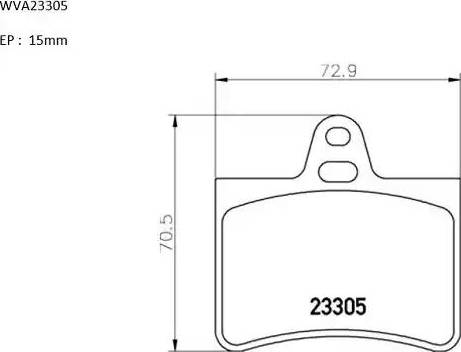 Automotor France ABP8076 - Kit de plaquettes de frein, frein à disque cwaw.fr