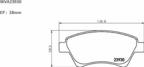 Automotor France ABP8070 - Kit de plaquettes de frein, frein à disque cwaw.fr