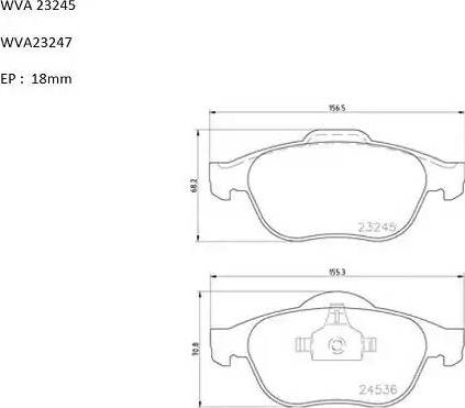 Automotor France ABP2011 - Kit de plaquettes de frein, frein à disque cwaw.fr