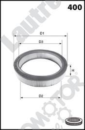 Automotor France LAT127 - Filtre à air cwaw.fr