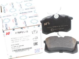 Automotor France PBP9615 - Kit de plaquettes de frein, frein à disque cwaw.fr