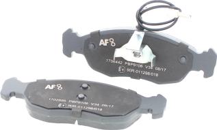 Automotor France PBP9106 - Kit de plaquettes de frein, frein à disque cwaw.fr