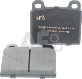 Automotor France PBP4001 - Kit de plaquettes de frein, frein à disque cwaw.fr