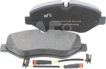 Automotor France PBP6720 - Kit de plaquettes de frein, frein à disque cwaw.fr