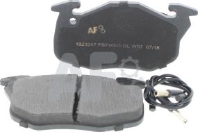 Automotor France PBP0003 - Kit de plaquettes de frein, frein à disque cwaw.fr