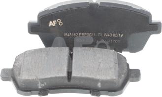 Automotor France PBP0031 - Kit de plaquettes de frein, frein à disque cwaw.fr