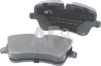 Automotor France PBP0159 - Kit de plaquettes de frein, frein à disque cwaw.fr