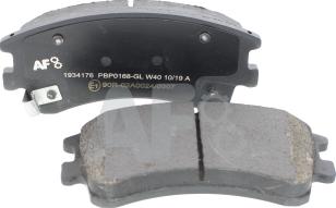 Automotor France PBP0168 - Kit de plaquettes de frein, frein à disque cwaw.fr