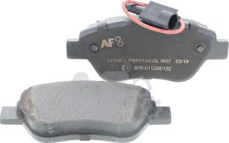 Automotor France PBP0134 - Kit de plaquettes de frein, frein à disque cwaw.fr