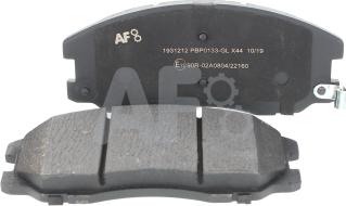 Automotor France PBP0133 - Kit de plaquettes de frein, frein à disque cwaw.fr