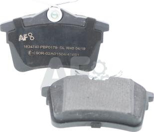 Automotor France PBP0179 - Kit de plaquettes de frein, frein à disque cwaw.fr