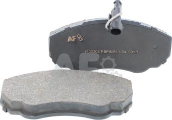 Automotor France PBP8061 - Kit de plaquettes de frein, frein à disque cwaw.fr