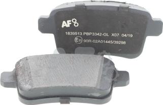 Automotor France PBP3342 - Kit de plaquettes de frein, frein à disque cwaw.fr