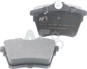 Automotor France PBP2607 - Kit de plaquettes de frein, frein à disque cwaw.fr